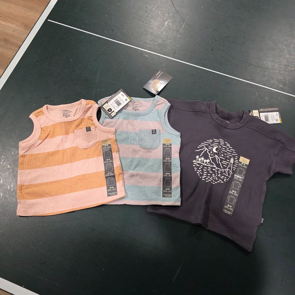 Summer tops Modern Moments 3 shirts 18M